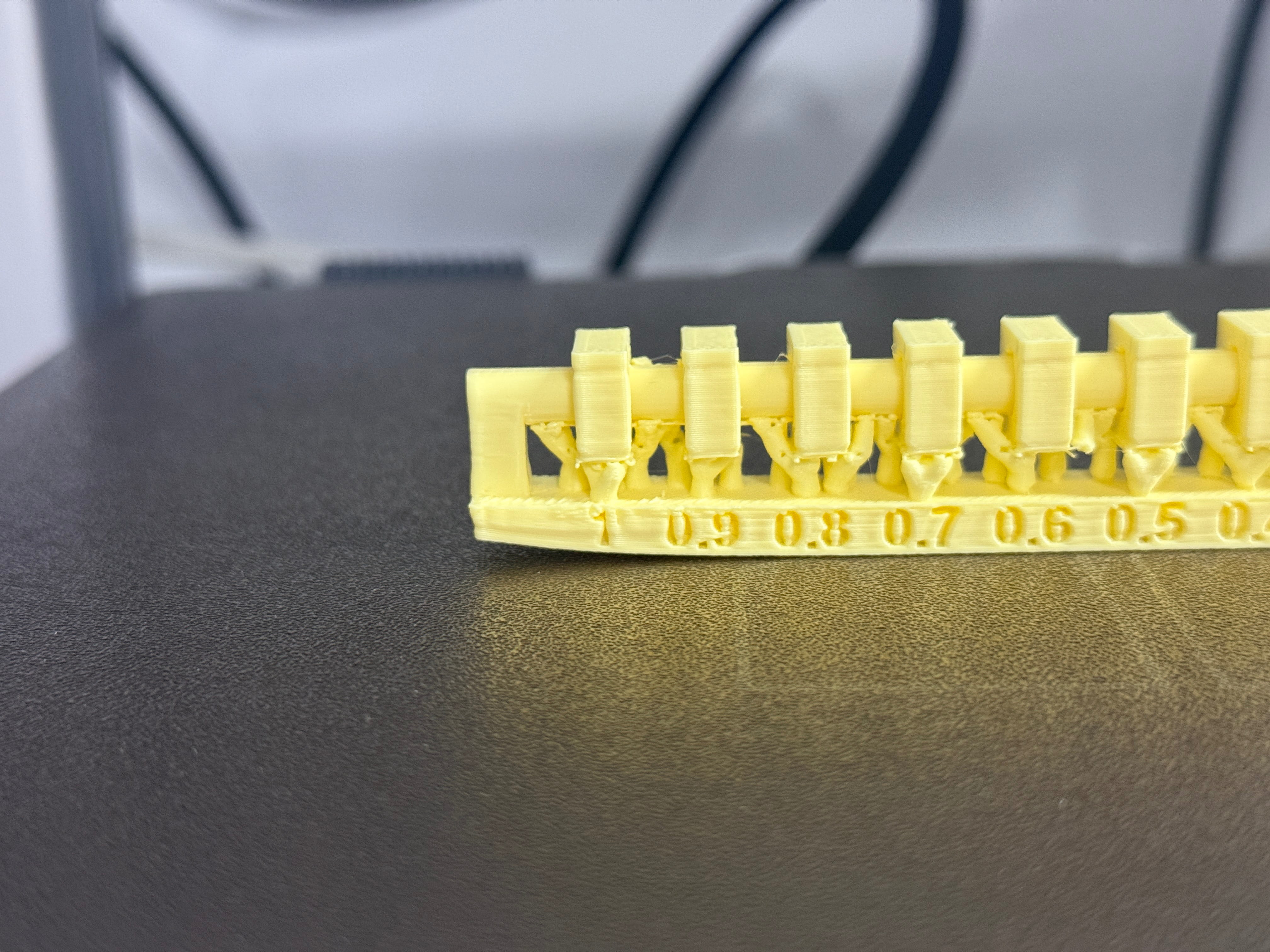 Warping example on bottom edge